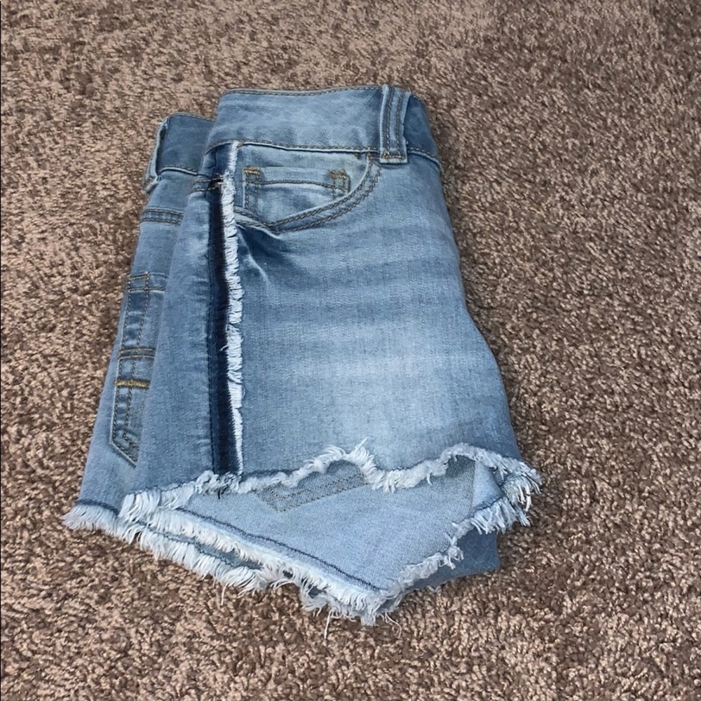Denim shorts